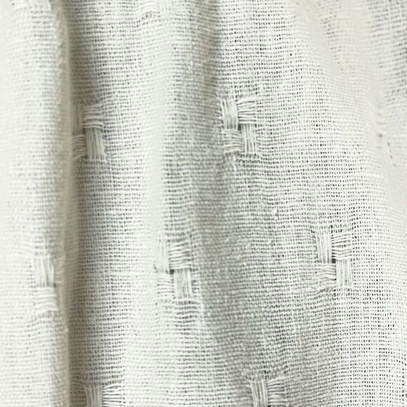 Full Apron Burnt Orange Burlap Pockets Floral Print Halter Smock Retro Inspired - Picture 9 of 15